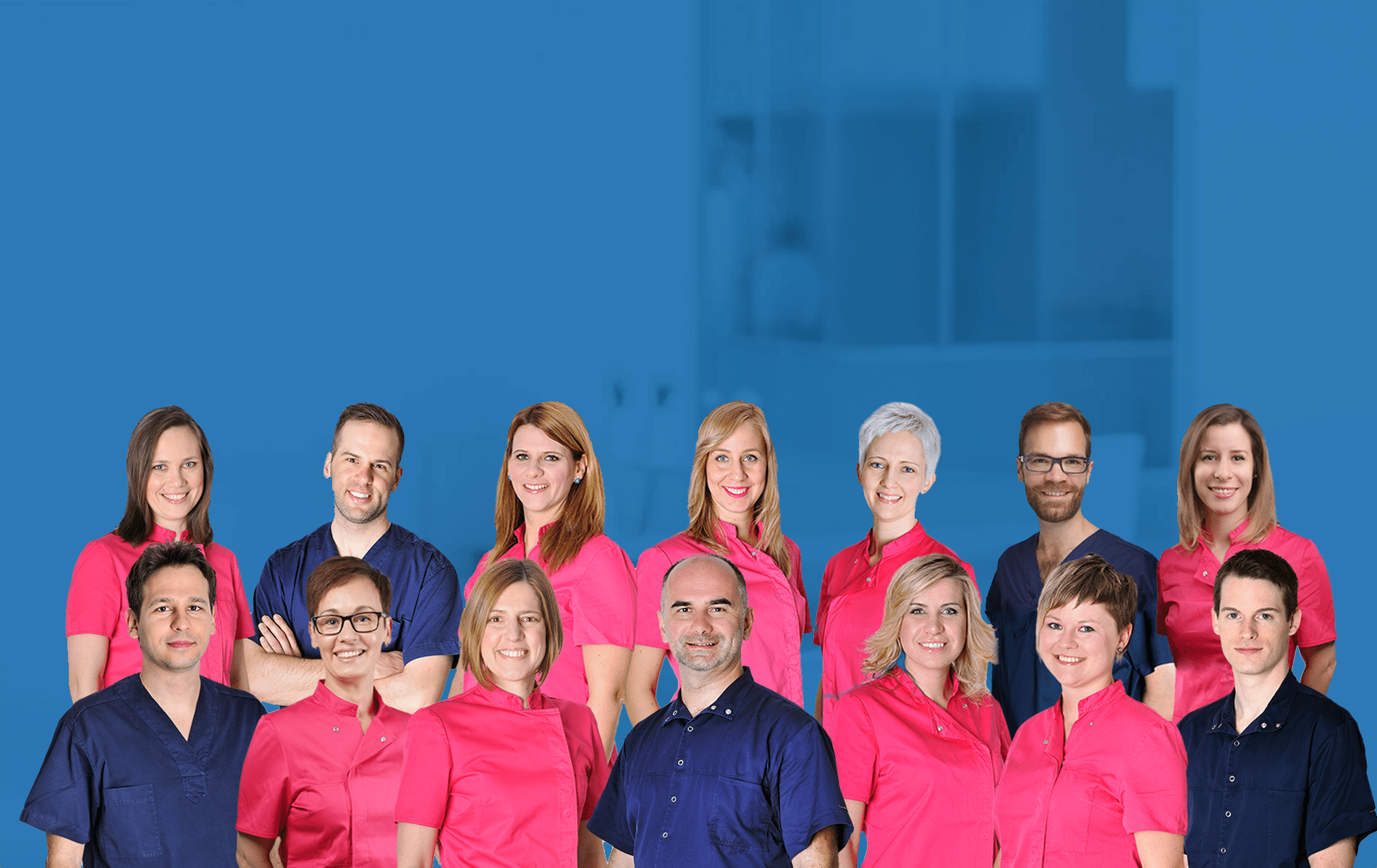 Team van tandartsen Mondzorg Hongarije